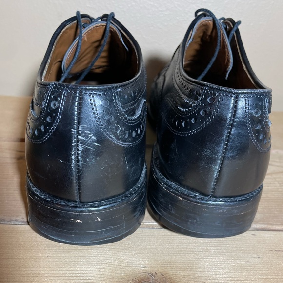 Allen Edmonds Black Leather Fairhaven Wingtip Oxfords Size 9D main image 5